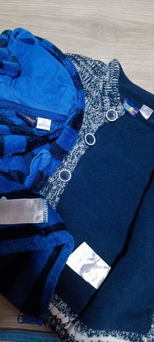 Кофта Lupilu дитяча, махрова, на флісі, тепла, зимова, 86-92 см, 6-12