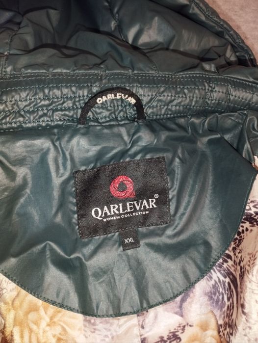 Жіноча куртка зеленого кольору, розмір xxl, синтепон
