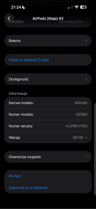 Airpods 3 generacja + pudełko oruginalne