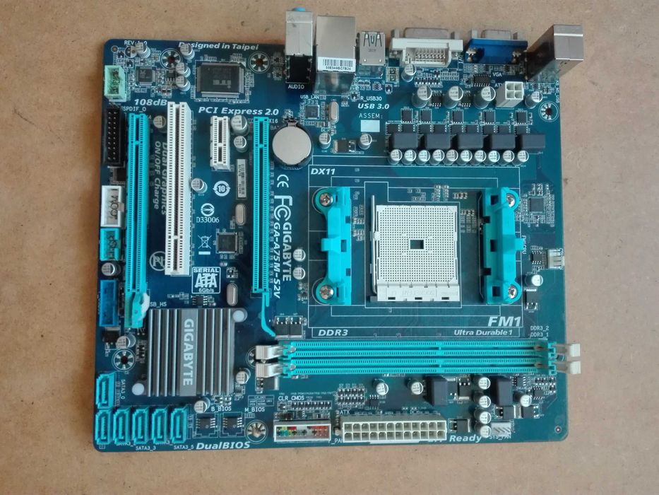 Gigabyte GA-A75M-S2V  sFM1