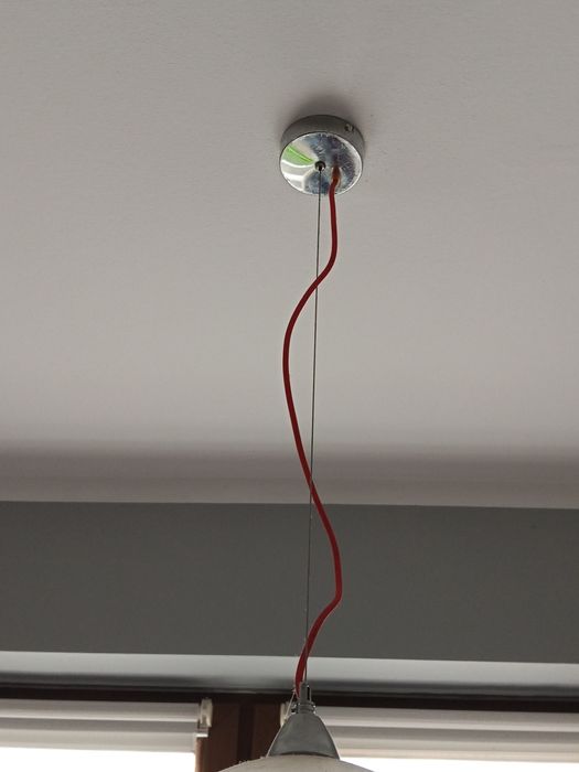 Lampa kuchenna do holu szklany klosz