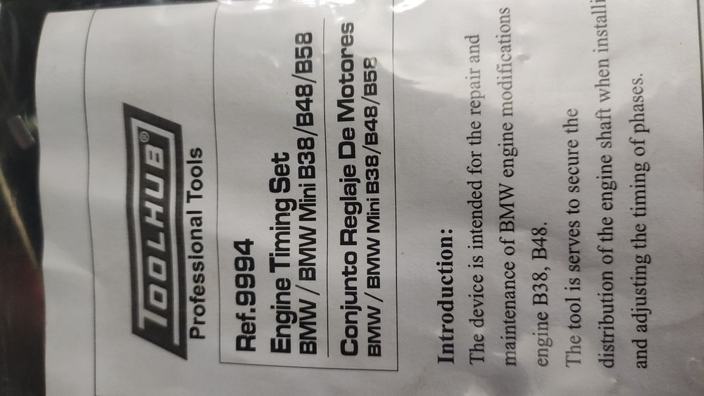 Kit sincronização BMW B38/B48/B58