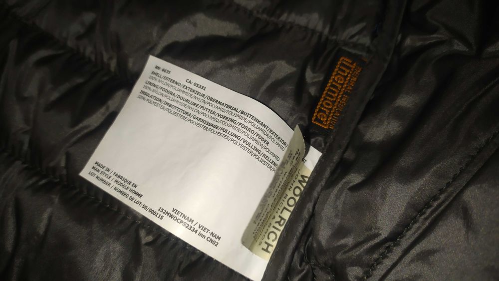 Куртка 3 в 1 Woolrich military long Eskimo Parka p-p S