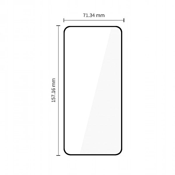 Szkło Hartowane Tech-Protect Glass Fit+ 2-Pack Motorola Edge 70/5G Bla