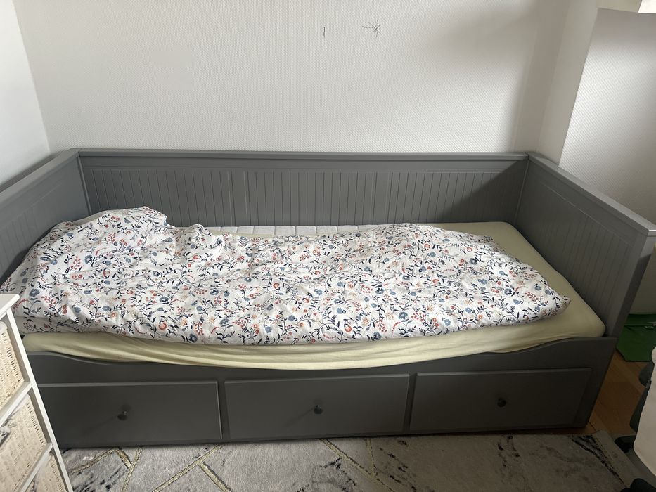 Lozko rozsuwane ikea hemnes 80x200