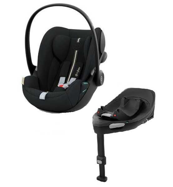 Cybex Cloud G I - Size Fotelik Samochodowy Moon Black Plus 0-13kg + Cybex Baza G Black - JAK NOWY !!!!!!!