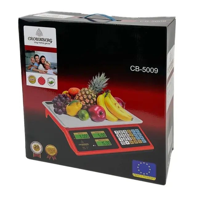Весы торговые 50кг электронные CB 5009