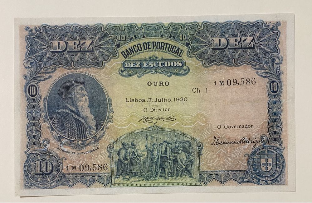 Nota 10$00 Esc. 1920