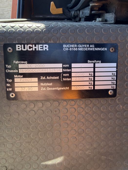Zamiatarka Bucher CityCat 2000