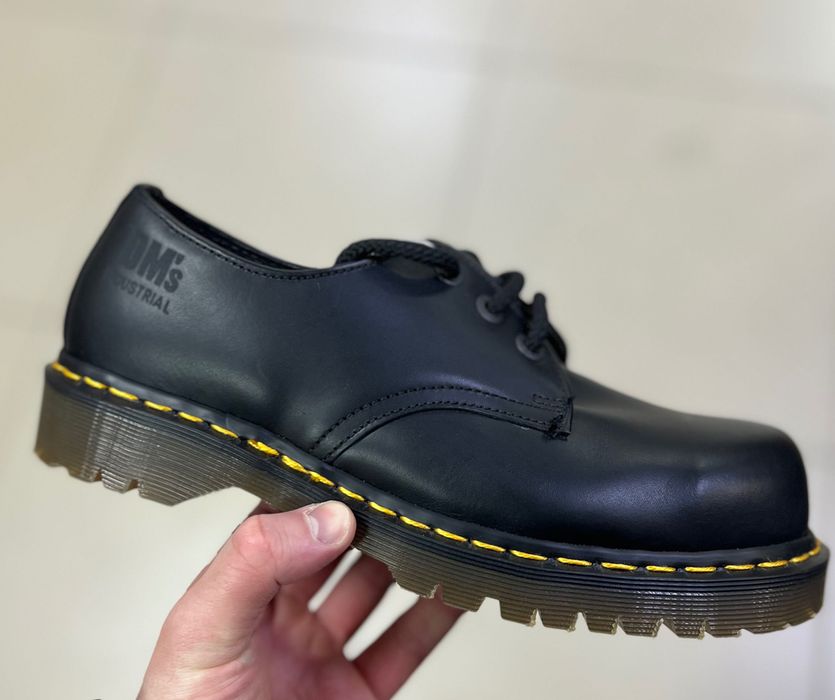 СРОЧНО Dr Martens 1461 low industrial black 1460 metal toe