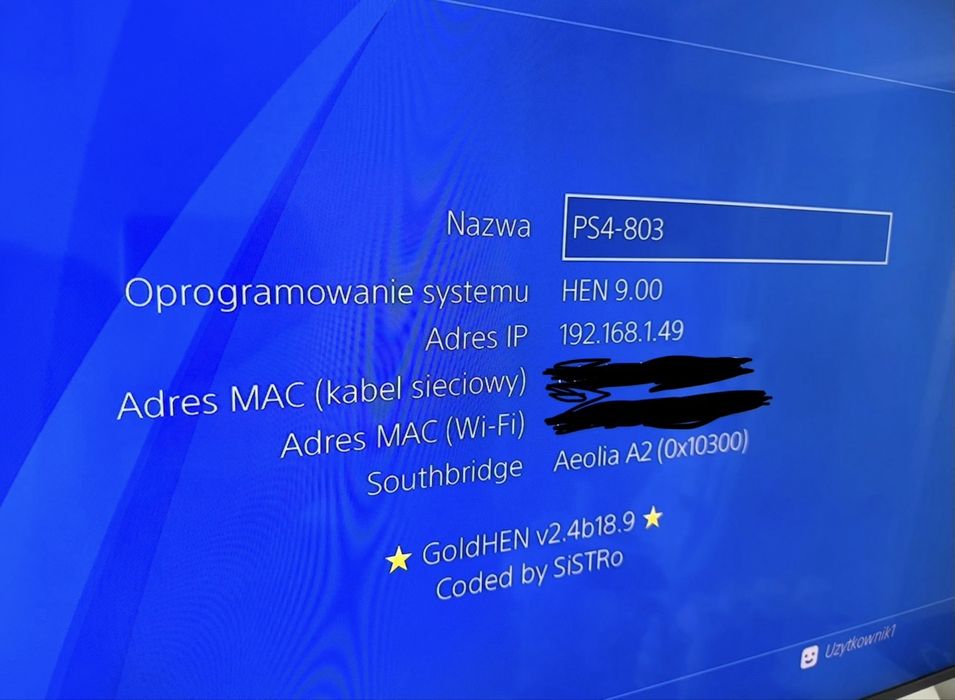 PlayStation 4 Fat 500GB 9.00 GoldHen