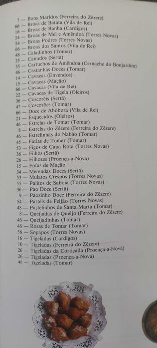 Livro raro Roteiro Gastronómico da Região does Templários