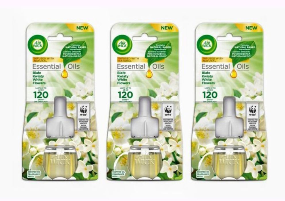 Air Wick Odświeżacz powietrza wkład Frezja i Jaśmin 19ml 85g 3 szt.