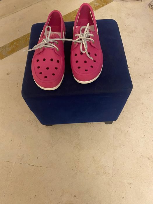 Mocassim novos Crocs Rosa