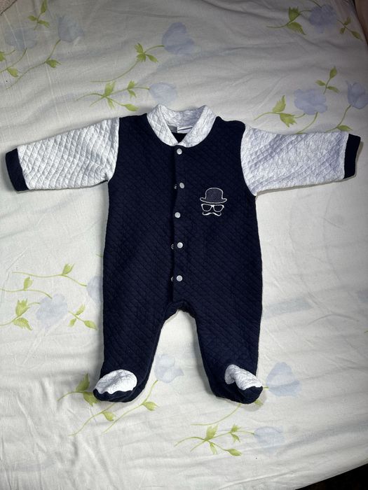 Теплі махрові та флісові чоловічки для новонароджених