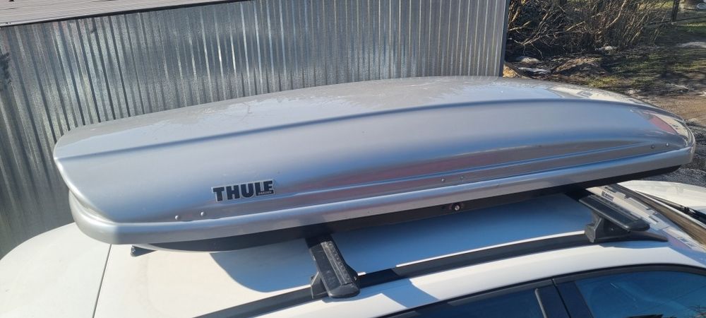 Bagażnik dachowy Thule Spirit 820 - srebrny/szary