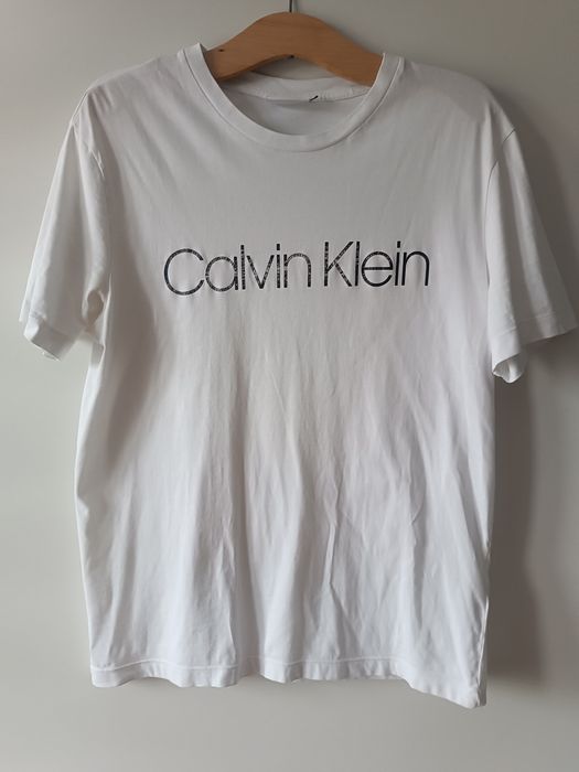 Biała koszulka Calvin Klein