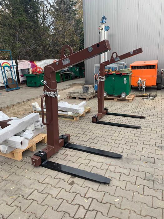 Widły zawiesie palet SCHAKE 2T HDS malowane podnośnik dźwig niemieckie