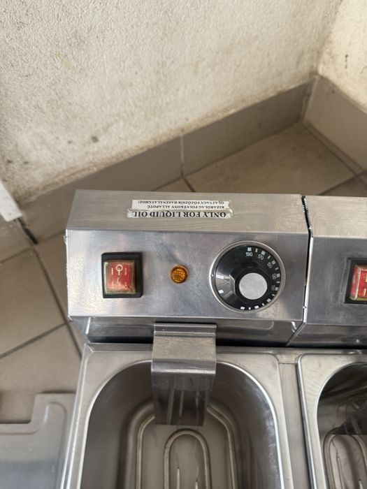 Фритюрниця Подвійна Обʼєм 4+4 Літри Професійна !!!