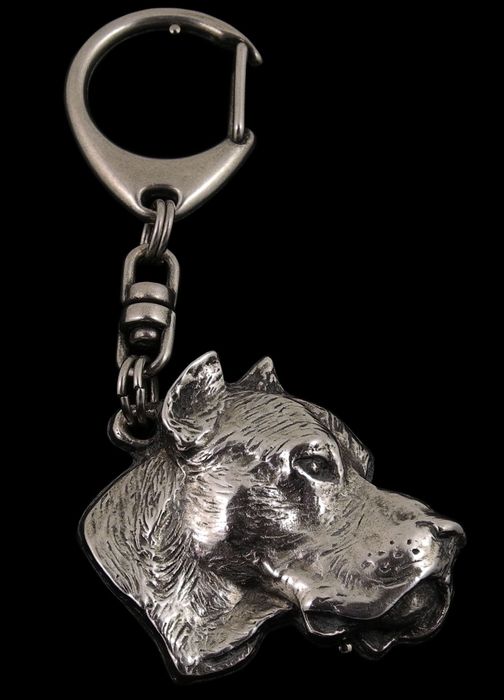 Dog argentyński brelok posrebrzany Art-Dog
