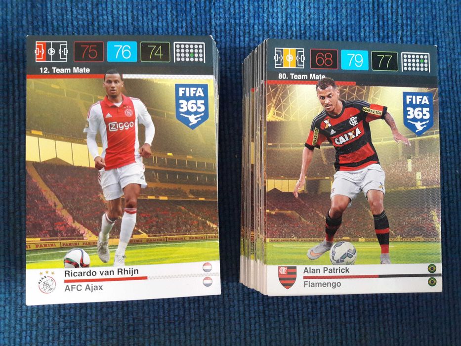 Karty Panini Adrenalyn XL Fifa 365 oraz inne