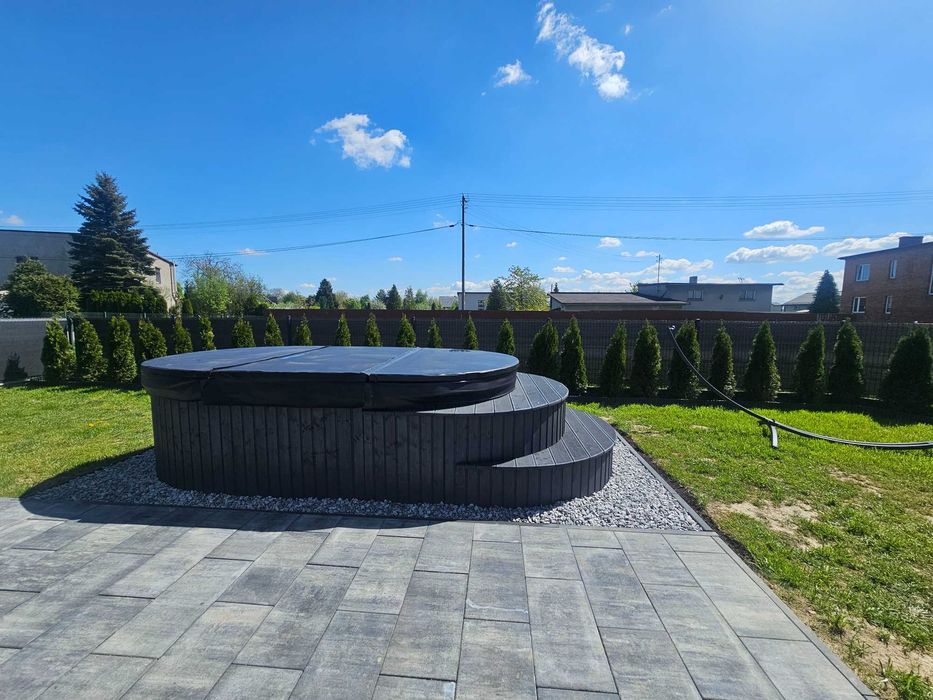 Basen balia jacuzzi całoroczny PIEC pokrywa transport GRATIS transport