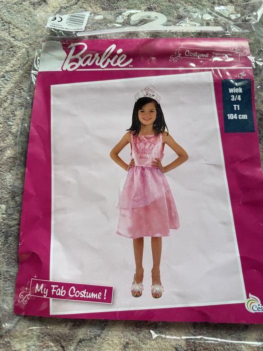 Strój barbie r. 104 cm