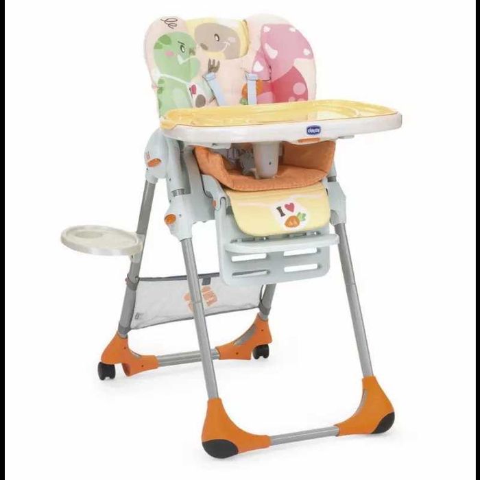 Tabuleiro duplo de cadeira comer Chicco como imagem só tabuleiro