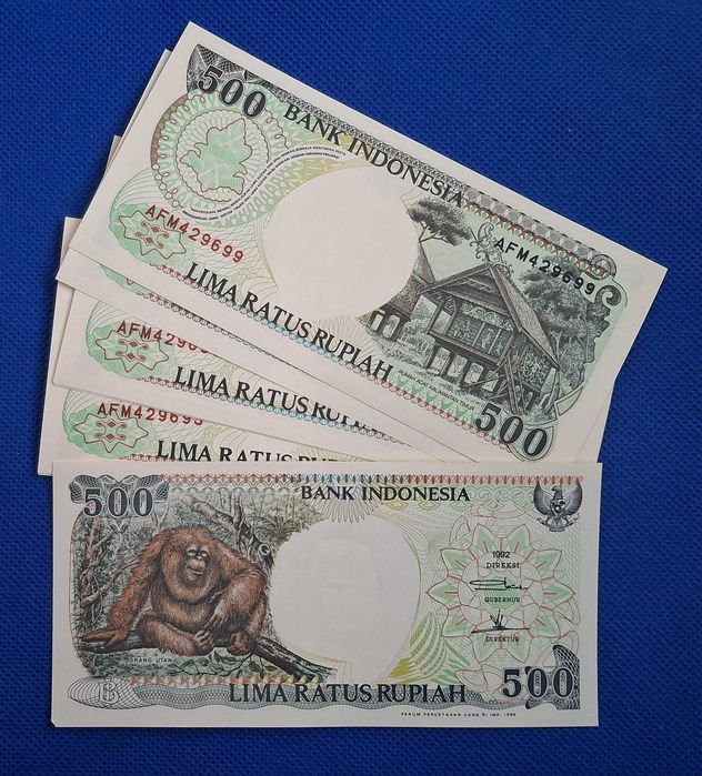Indonésia - 500 rupias - Pick-128 (novas)