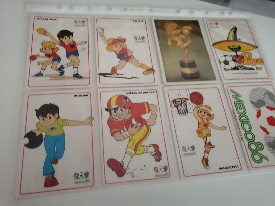 Lote de calendarios (Várias colecções completas e incompletas)