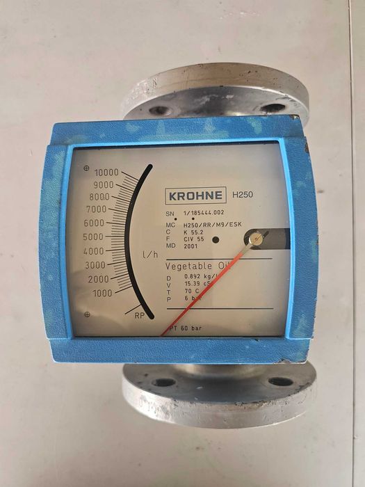 KROHNE H250 DN50 PN40 — промисловий витратомір / ротаметр | Німеччина | До 10 000 л/год