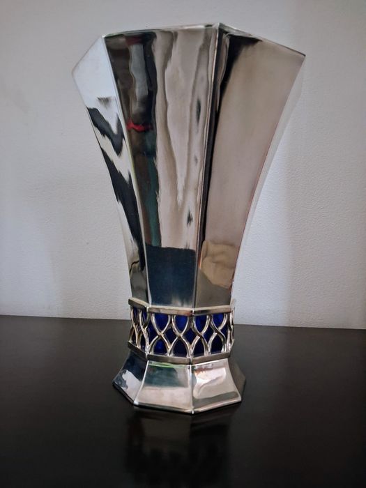 Posrebrzany Wazon  Deco Vera Lucino