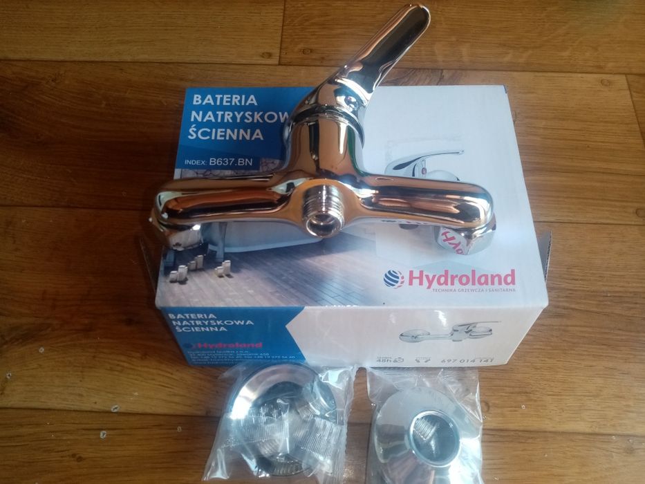 Bateria natryskowa ścienna Hydroland Como B367.BN Nowa