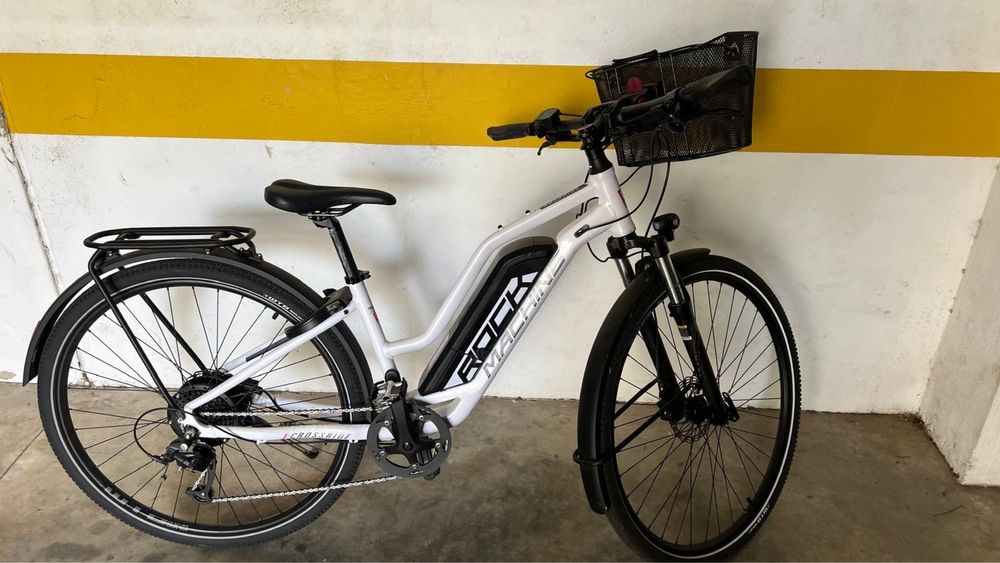 Bicicleta elétrica feminina Rock Machine