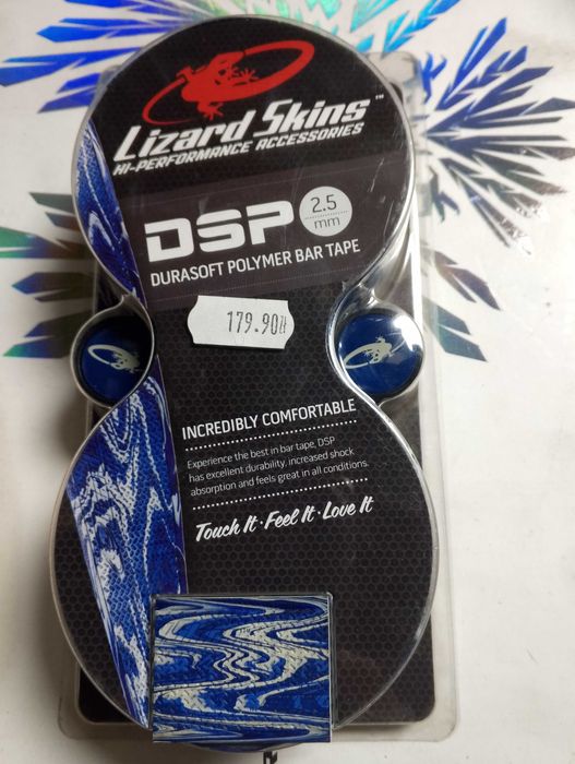 Owijka na kierownicę Lizard Skins durasoft niebieski marmurek NOWA