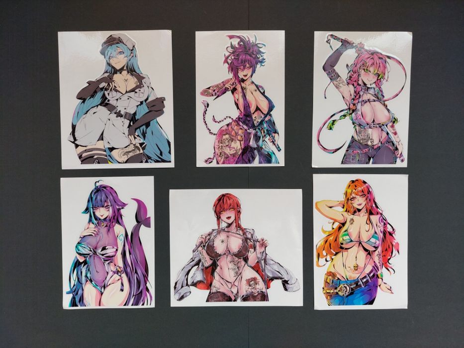 Аніме стікери по Вбивця Акаме / Людина бензопила / Клинок / Ван піс /