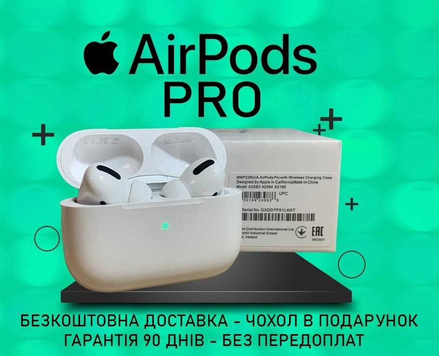 аирподс pro с шумоподавлением 1в1 Беспроводные Наушники +чехол