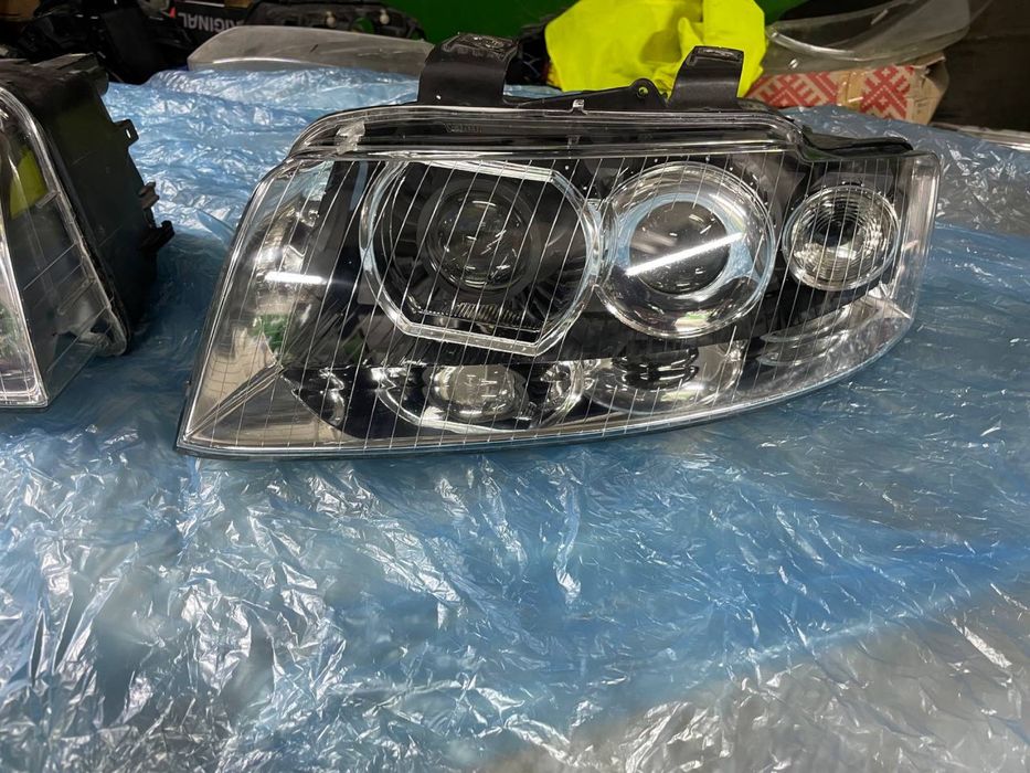 Переобладанані Biled фари Audi A4b6/ Тюнінг фар/ Покращення світла