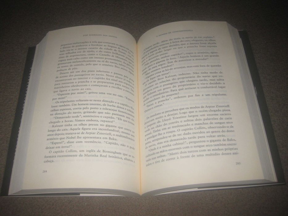 Livro "O Homem de Constantinopla" de José Rodrigues dos Santos
