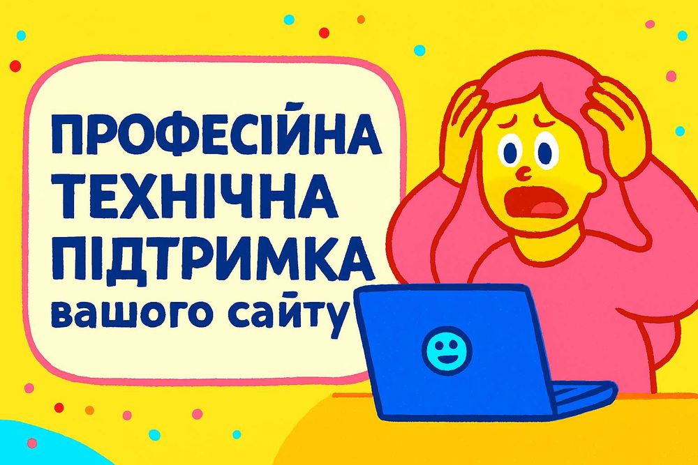 Професійна технічна підтримка вашого сайту