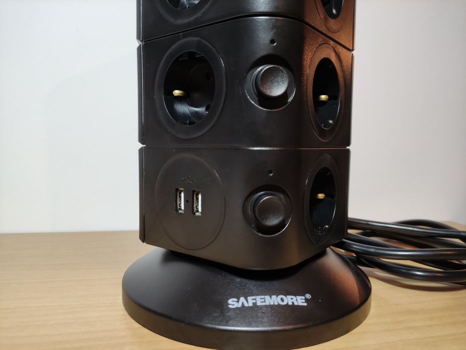 Extensão Elétrica 15 Tomadas + 2 USB