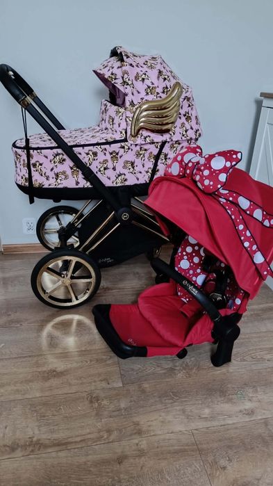 Cybex priam Jeremy Scott cherubs pink/ petticoat red wozek dla dziewczynki