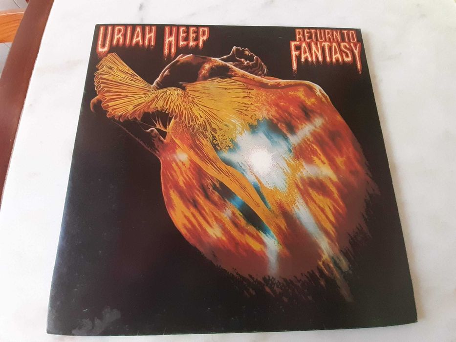 Álbum vinil Return to Fantasy da Banda Uriah Heep, 1975