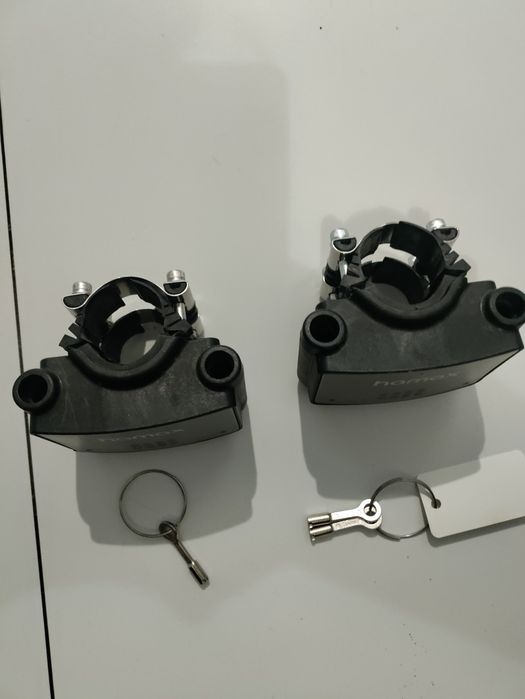 Fotelik rowerowy HAMAX + dwie złączki