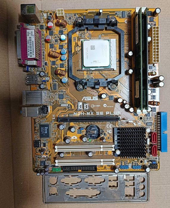 Материнская плата ASUS M2N-MX SE PLUS  комплект