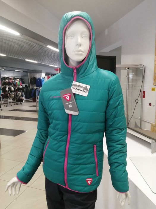 Viking Kurtka damska Primaloft Cameron zielono/szara roz. S