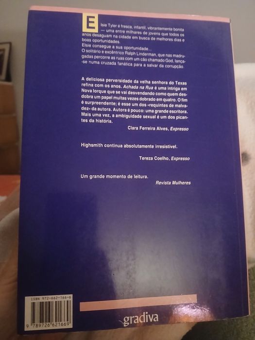 Achada na rua, Patrícia Highsmith, 4 edição, Abril  1999