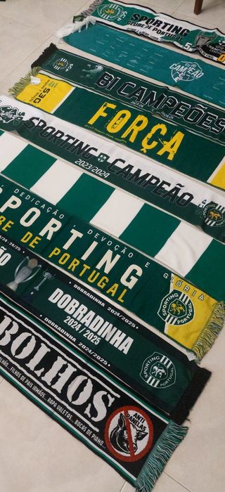 9 echarpes  bufandas ,scarf do SCPortugal