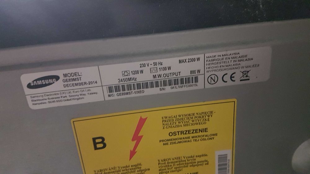 Sprzedam w pełni sprawną Mikrofalówko gril