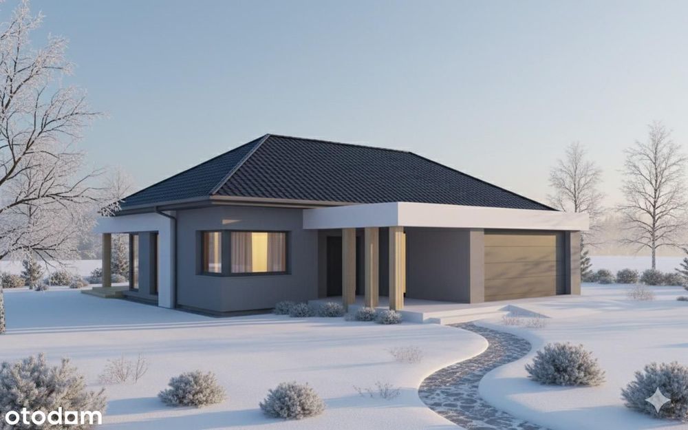 Dom jednorodzinny wolnostojący 161 m2 z garażem 2-stanowiskowym